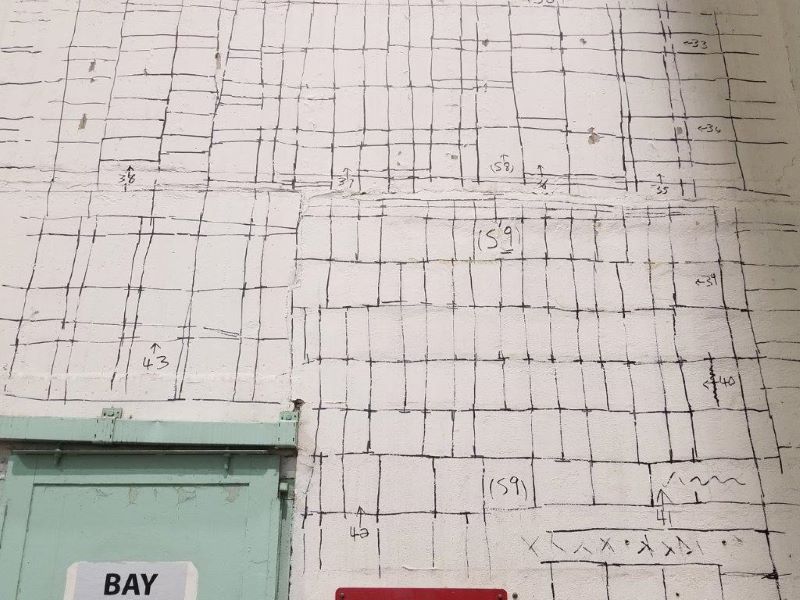 Concrete Scanning: Mapping for large equipment installation