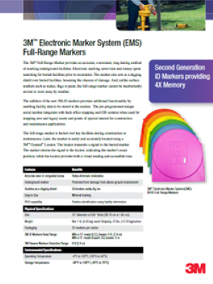 3M Full Range Markers Brochure